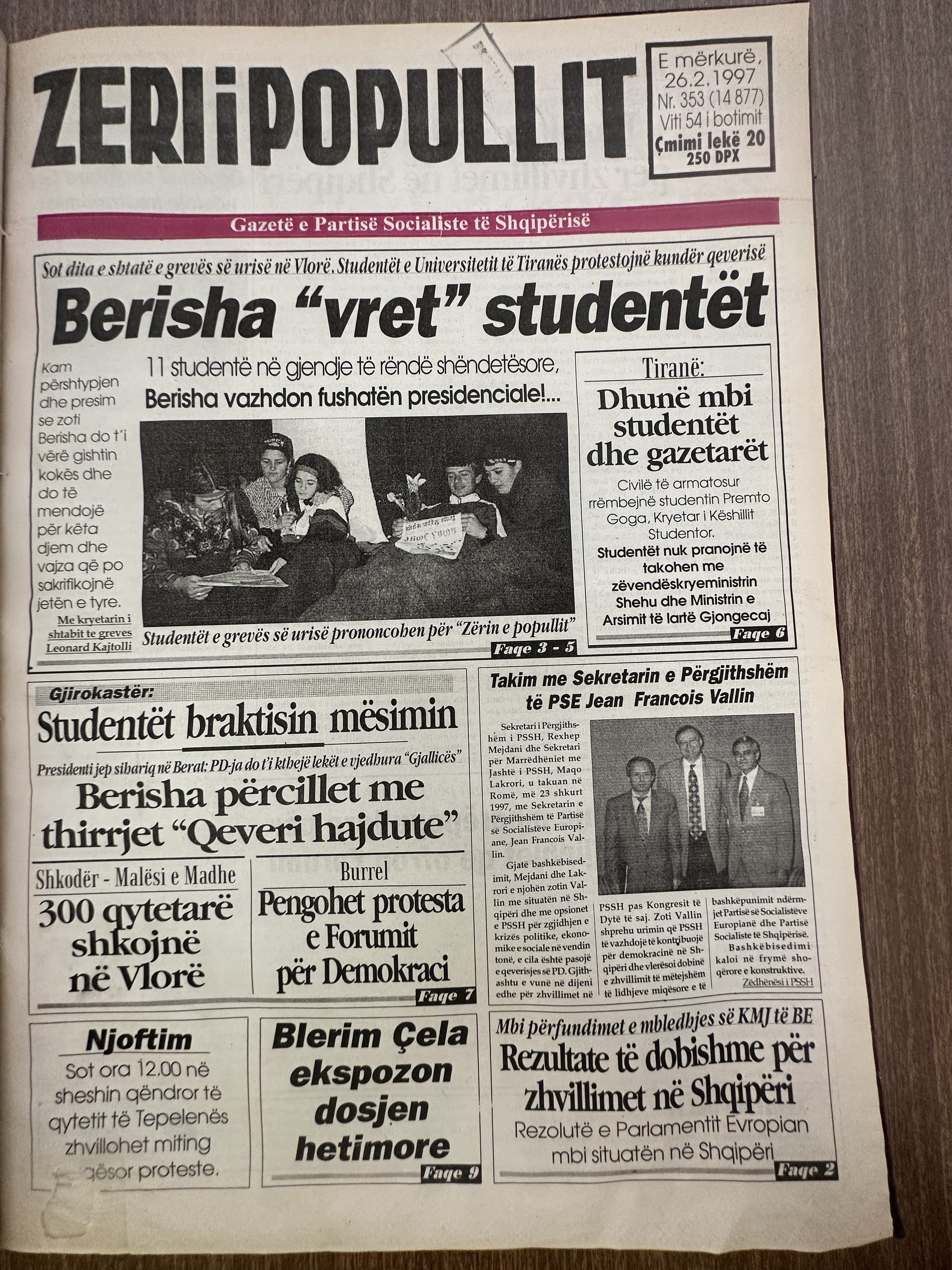 Zëri i Popullit 1997-02-26
